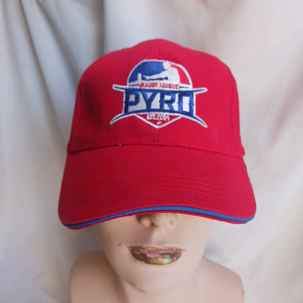 Major League Baseball Cap Red USA Embroidered Fireworks One Size